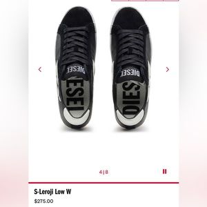 Diesel S-Leroji Low W Black & White Women's Sneakers